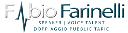 fabio farinelli, voice talent, voce per la pubblicità